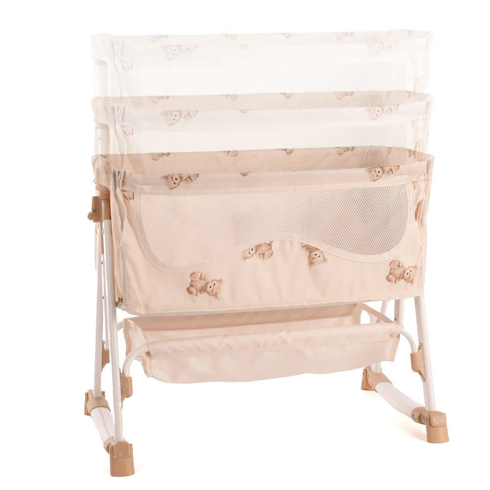 Roma Teddy Bedside Crib Children's Dolls Crib