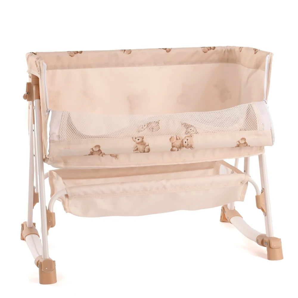 Roma Teddy Bedside Crib Children's Dolls Crib
