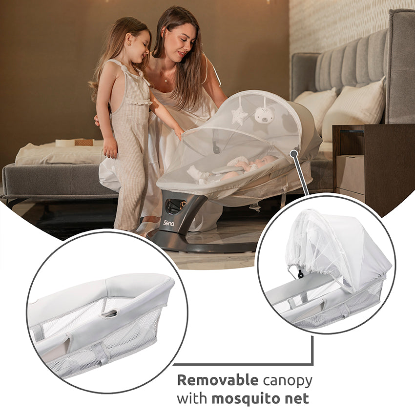 Lorelli Electric Baby Rocker Siena – Mocha