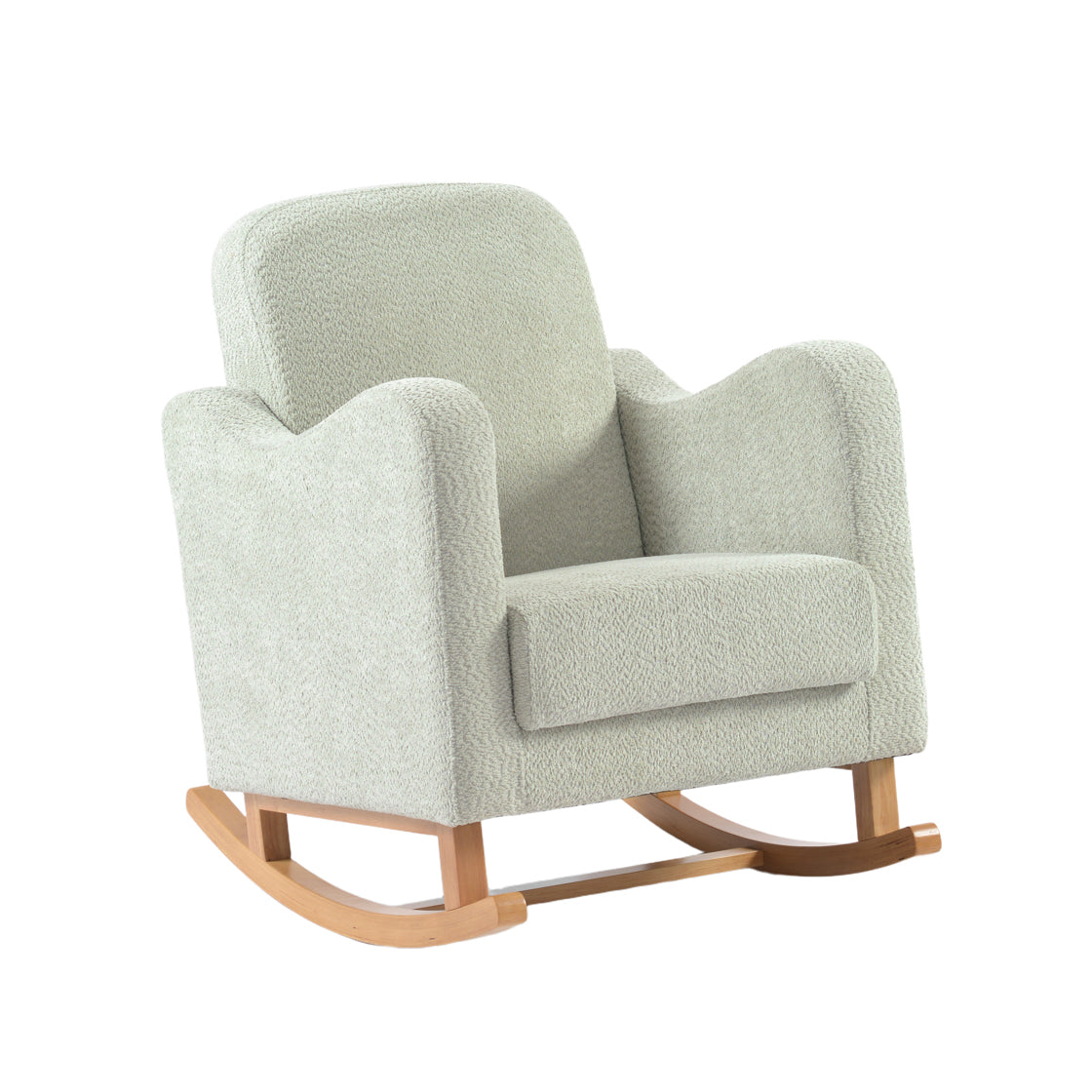 Bebe & Beyond Soother Nursing Chair – Boucle Collection Sage