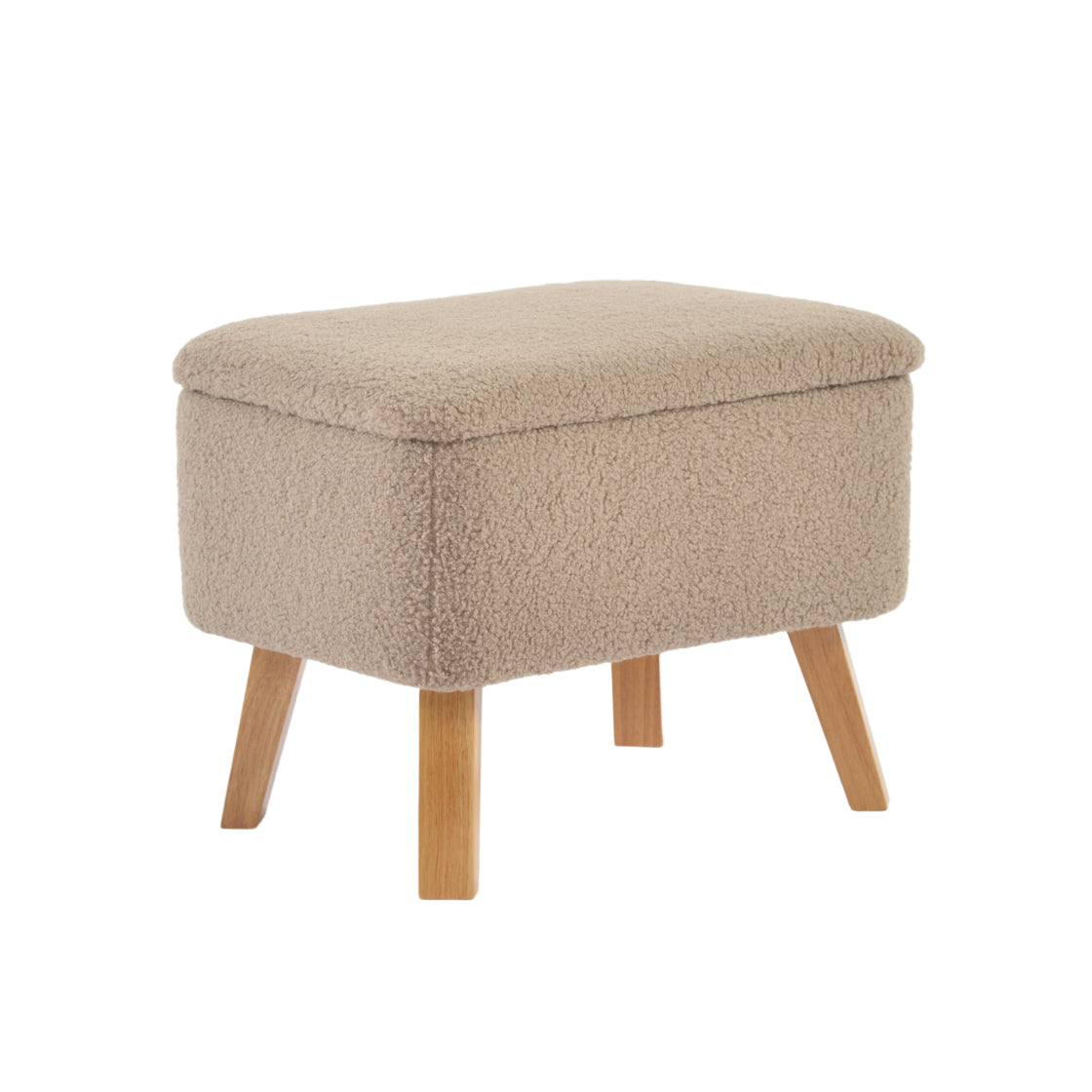 Bebe & Beyond Soother Nursing Chair + Stool – Boucle Collection Biscuit
