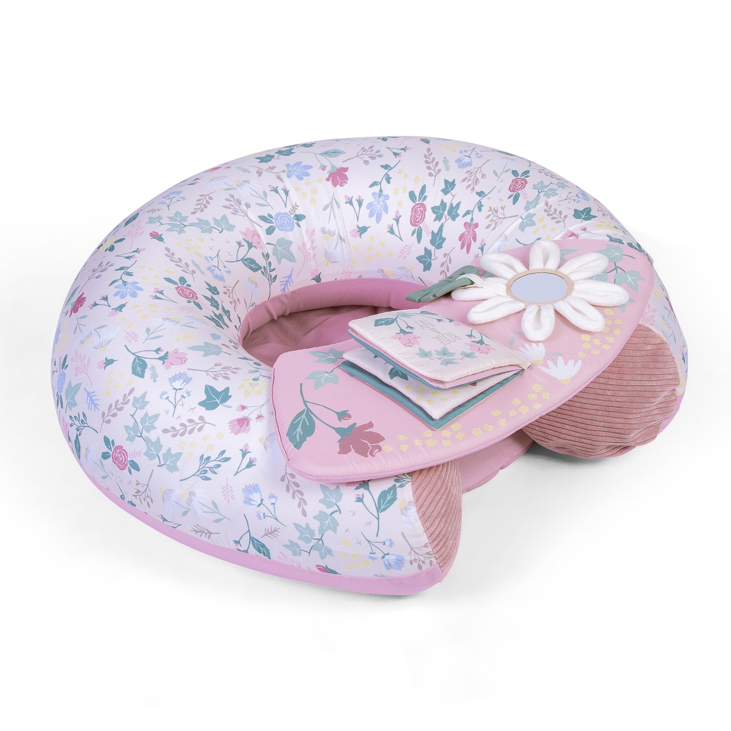 Red Kite Sit Me Up Ring Seat with Play Tray and Activities - Rose & Ivy
