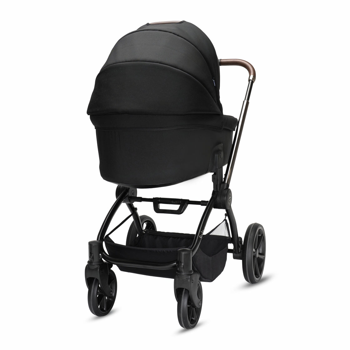 Noordi Sole V3 - 3in1 Travel System with ThermoCot Carrycot + Travel Carrier i-Size Car Seat, Slate Black