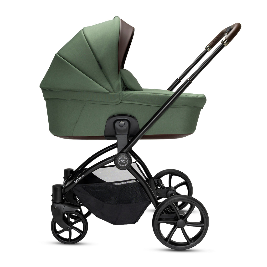 Noordi Sole V3 3in1 with Joie i-Snug2 Car Seat, Woodland Green