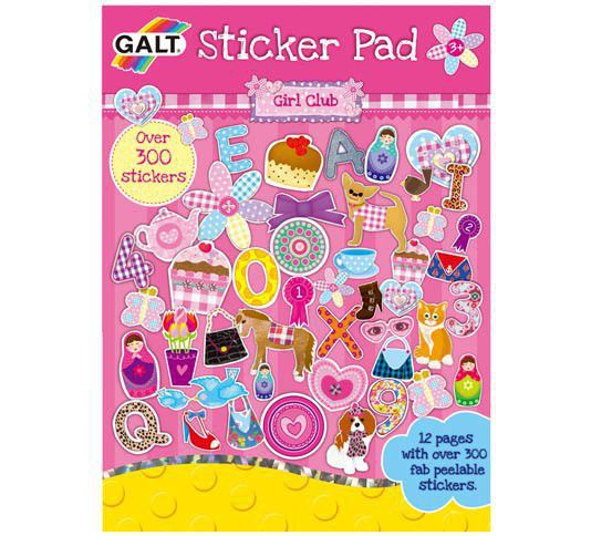 Galt Sticker Pad Girls Club