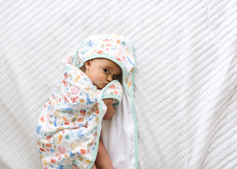 Copper Pearl Premium Knit Hooded Towel Nautical