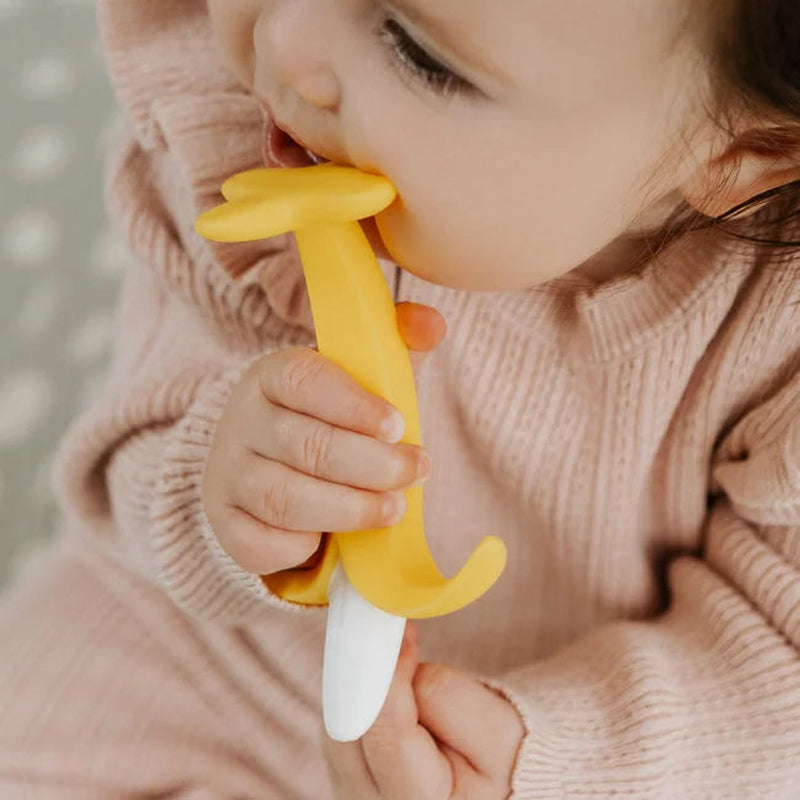 Nuby Banana Shaped Silicone Teether