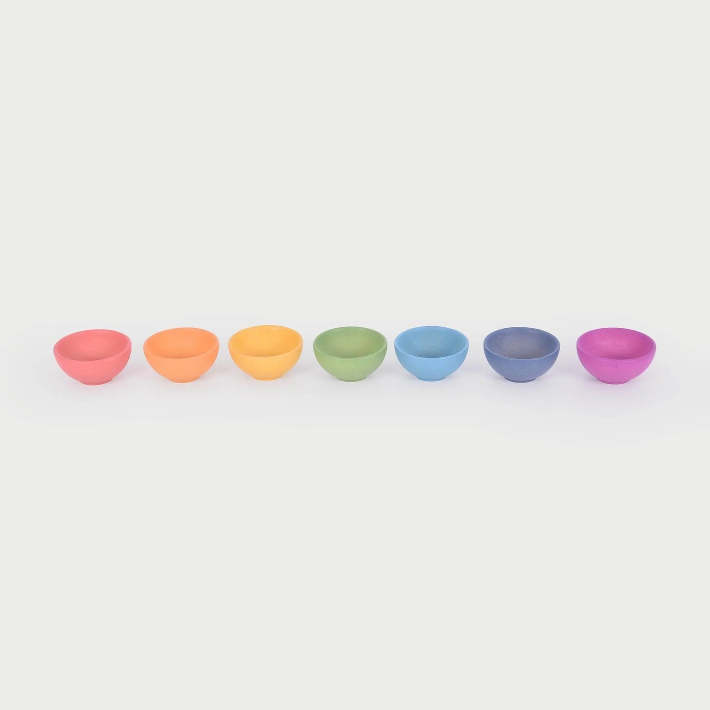 TickiT Rainbow Wooden Bowls