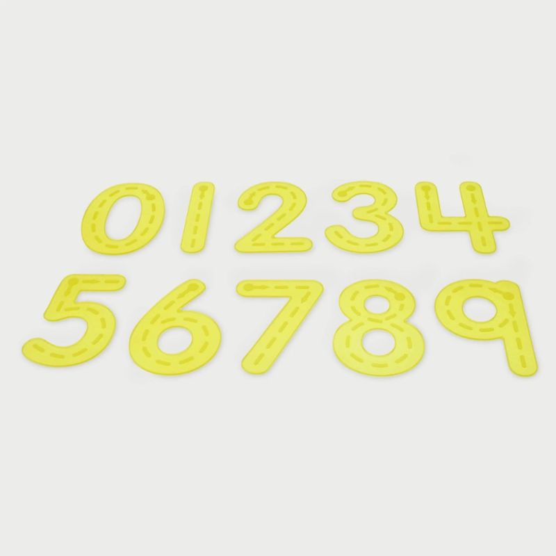 TickiT Silishapes Trace Numbers Yellow