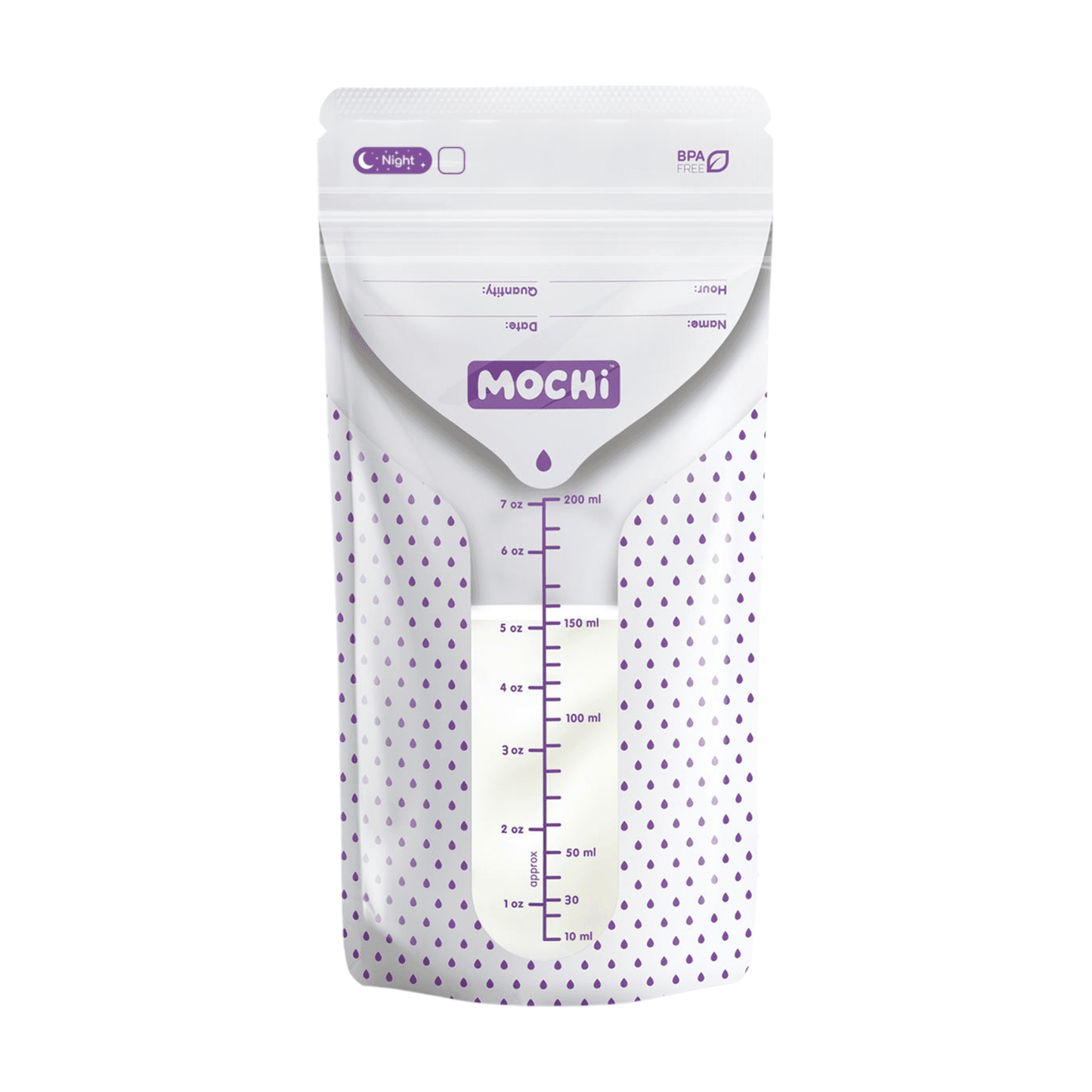 MOCHi Breast Milk Storage Bags – Double-Layered, BPA-Free