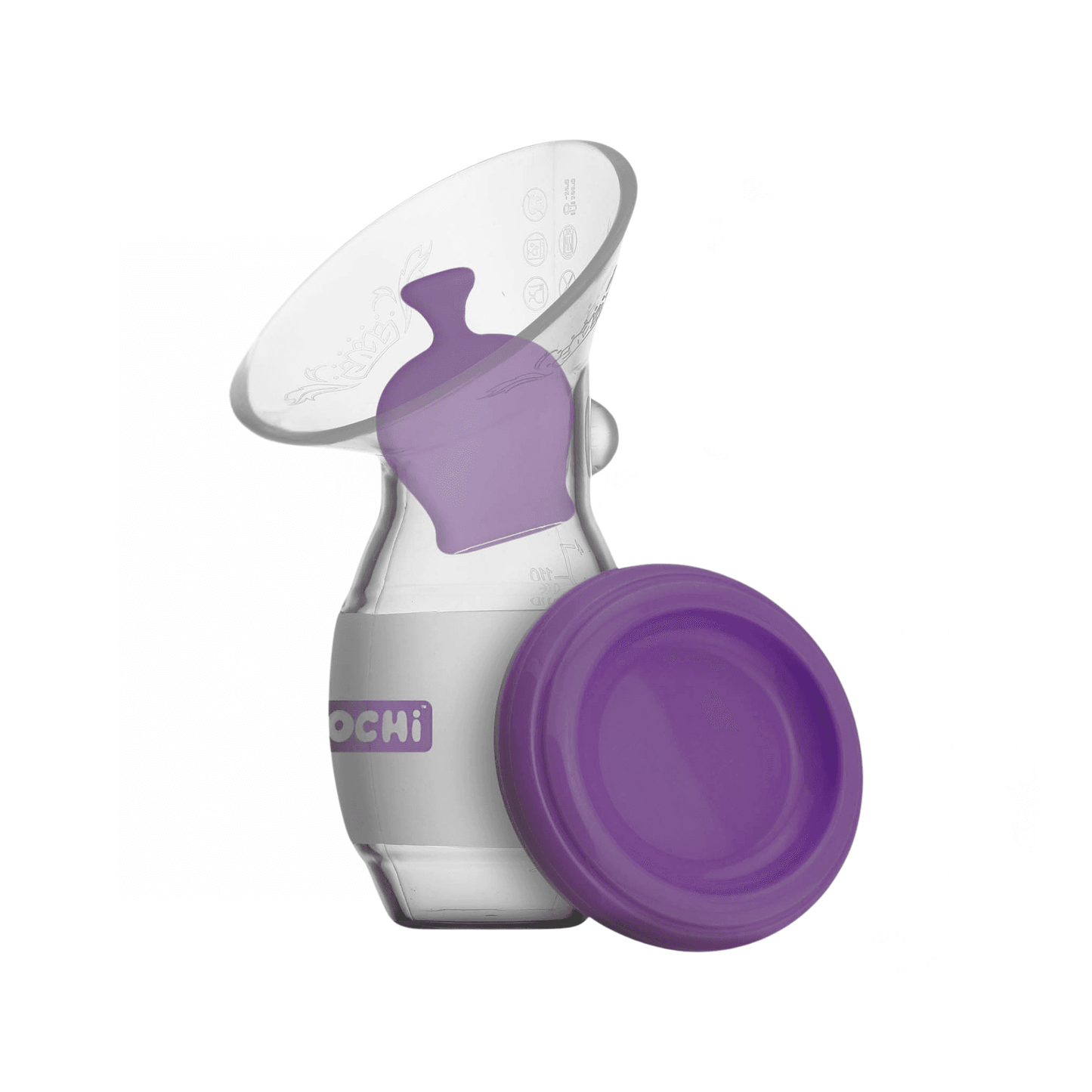 MOCHi Manual Breast Pump – Leakproof with Lid, Milk Stopper & Feeder