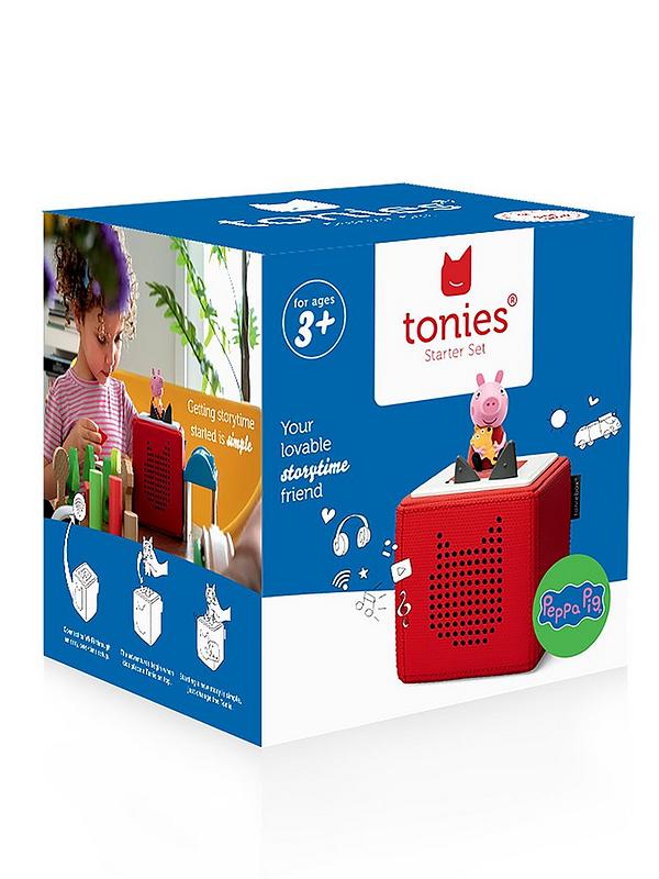 Tonies Starter Set Red Featuring Peppa Pig Tonie