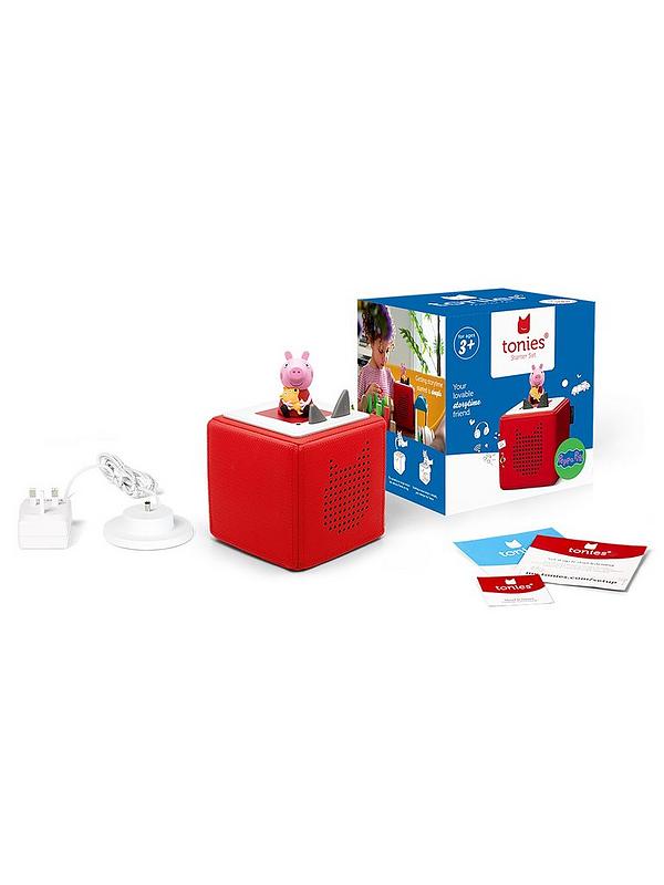 Tonies Starter Set Red Featuring Peppa Pig Tonie