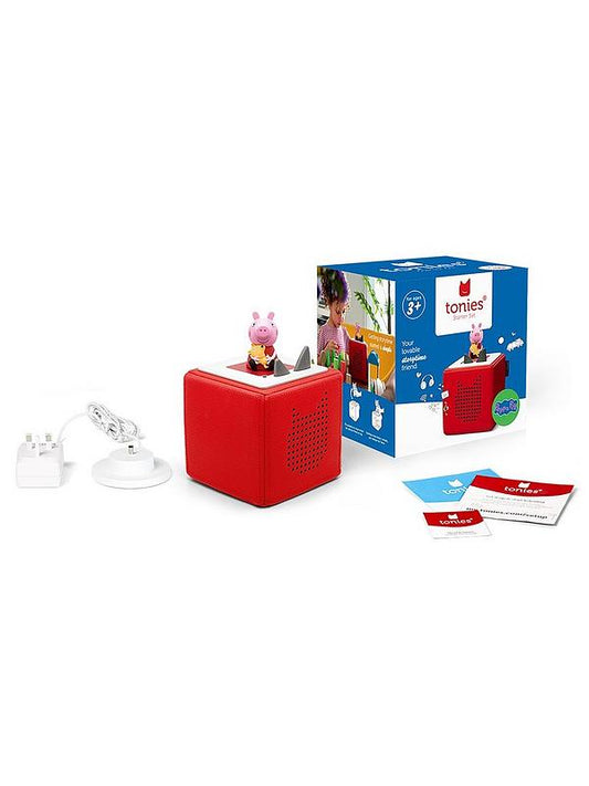 Tonies Starter Set Red Featuring Peppa Pig Tonie
