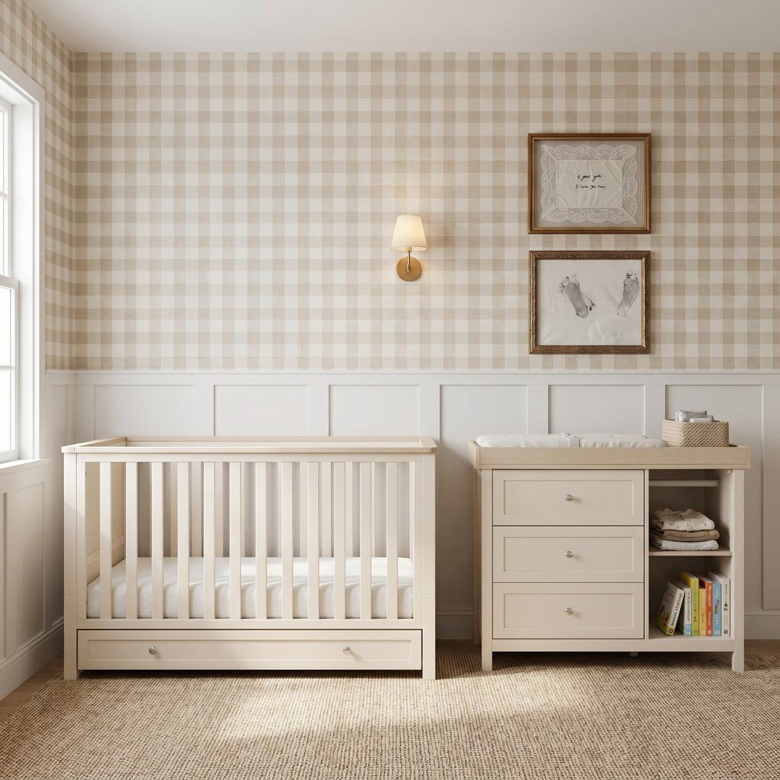Bebe & Beyond Wanderer 2 Piece Room Set Cashmere and Oak