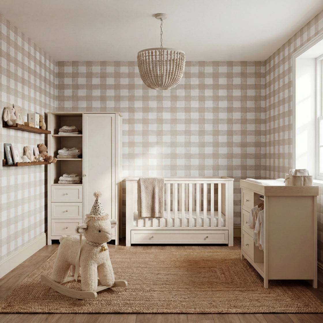 Bebe & Beyond Wanderer 3 Piece Room Set Cashmere and Oak