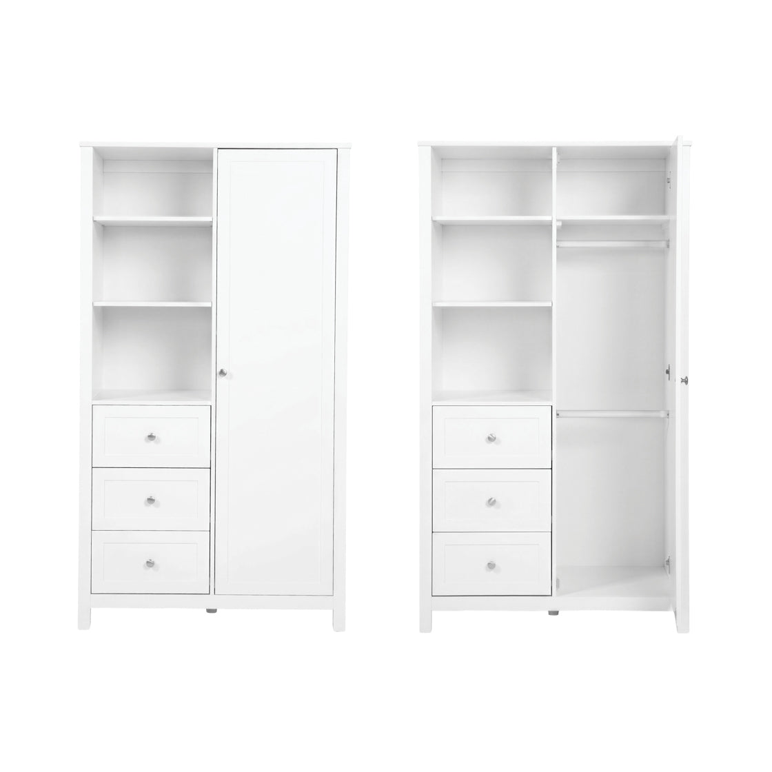Bebe & Beyond Wanderer 3 Piece Room Set White