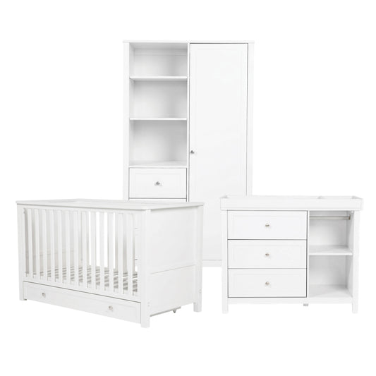 Bebe & Beyond Wanderer 3 Piece Room Set White