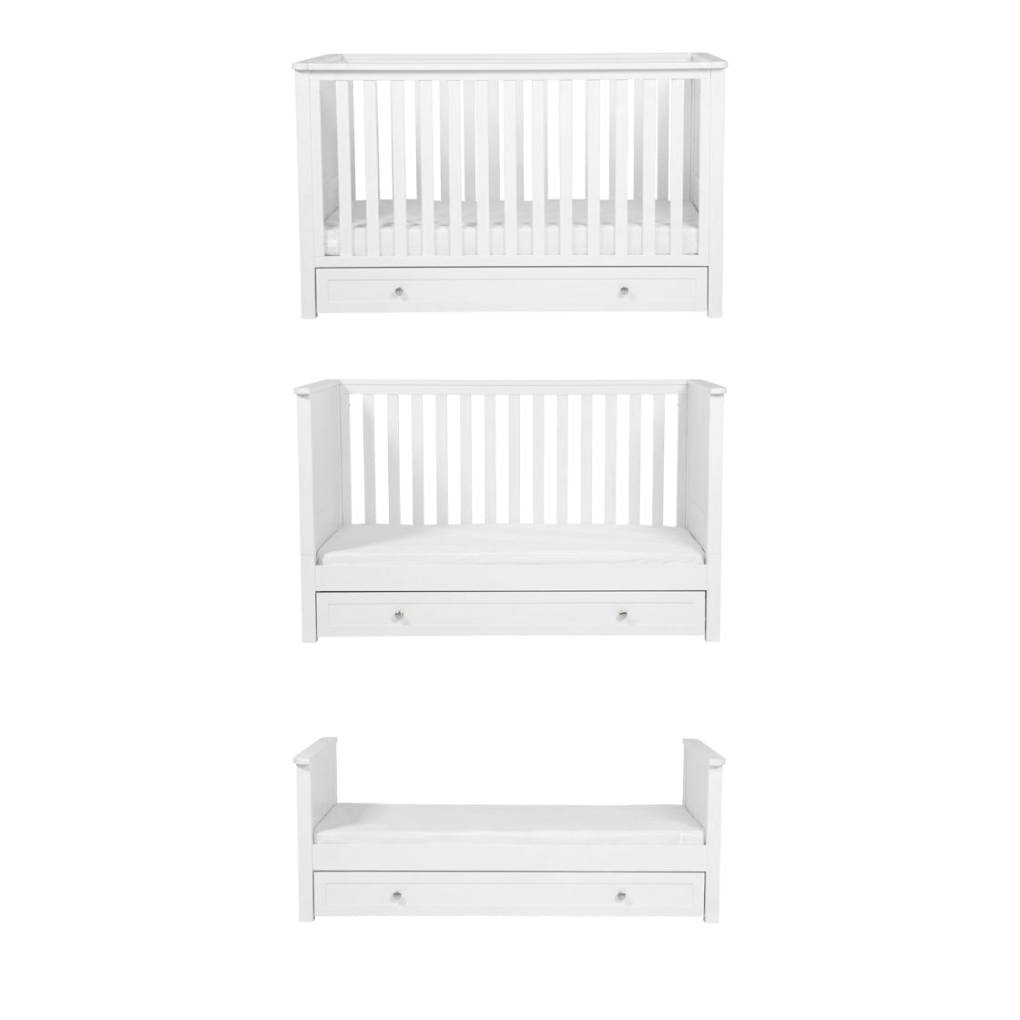 Bebe & Beyond Wanderer 3 Piece Room Set White