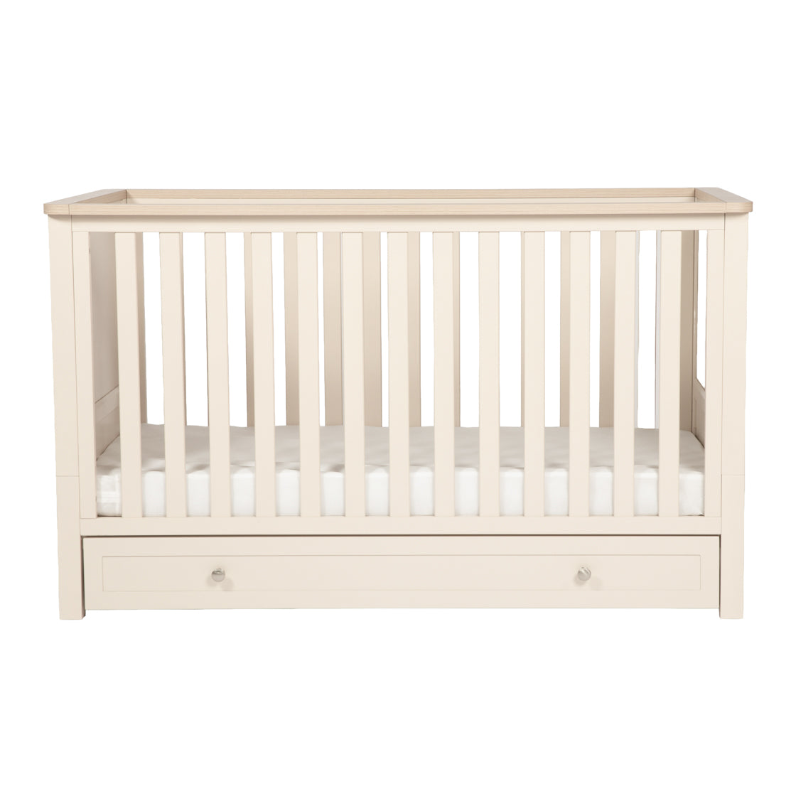 Bebe & Beyond Wanderer Cot Bed Cashmere and Oak