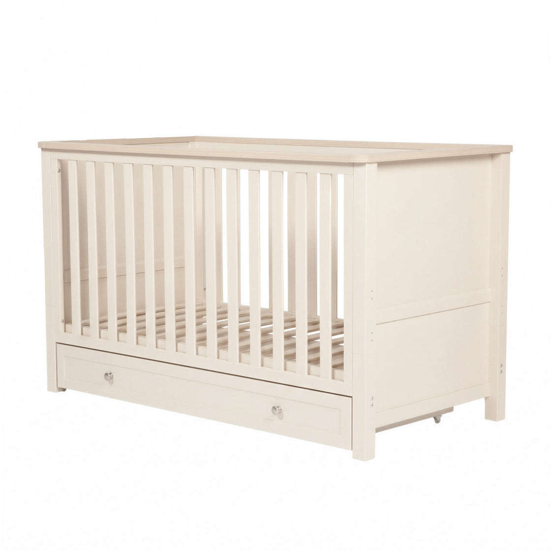 Bebe & Beyond Wanderer Cot Bed Cashmere and Oak