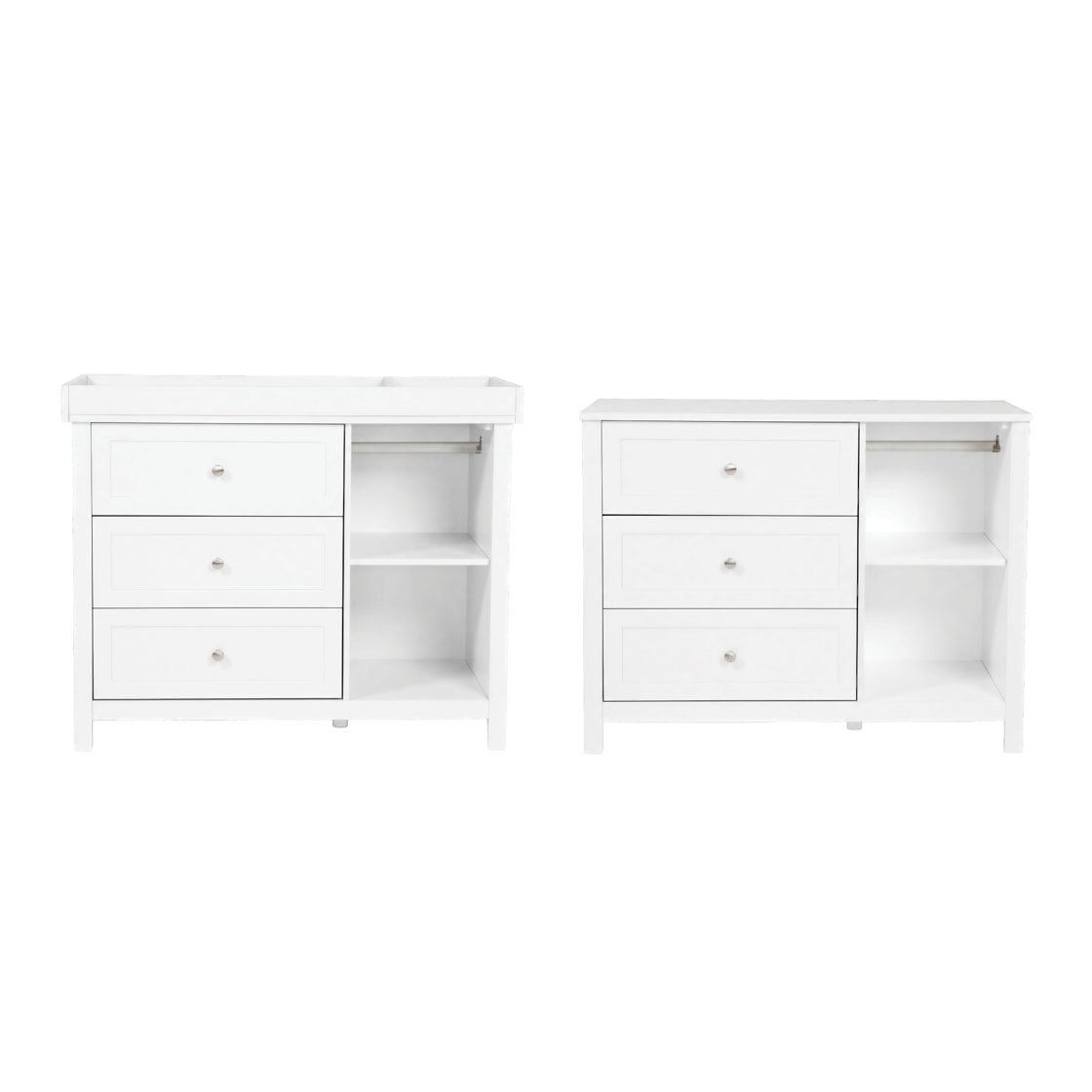 Bebe & Beyond Wanderer Wide Changing Unit White