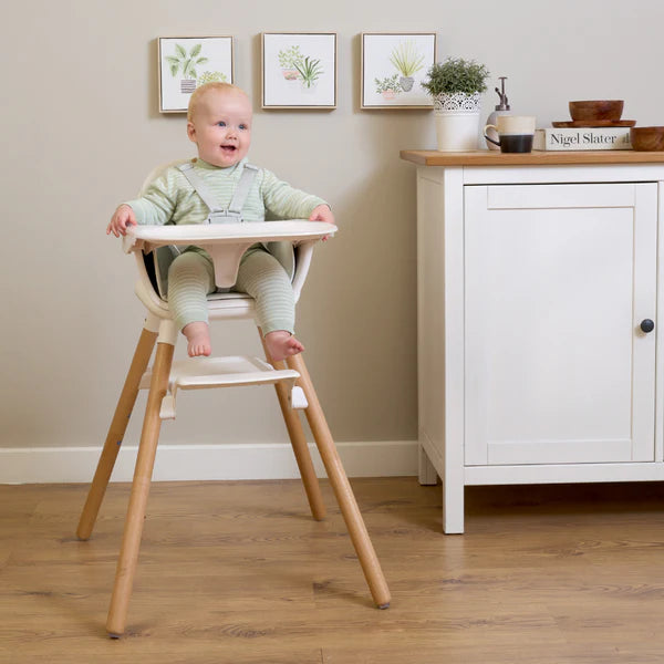 Clair-de-lune 6 in 1 High Chair White/Natural