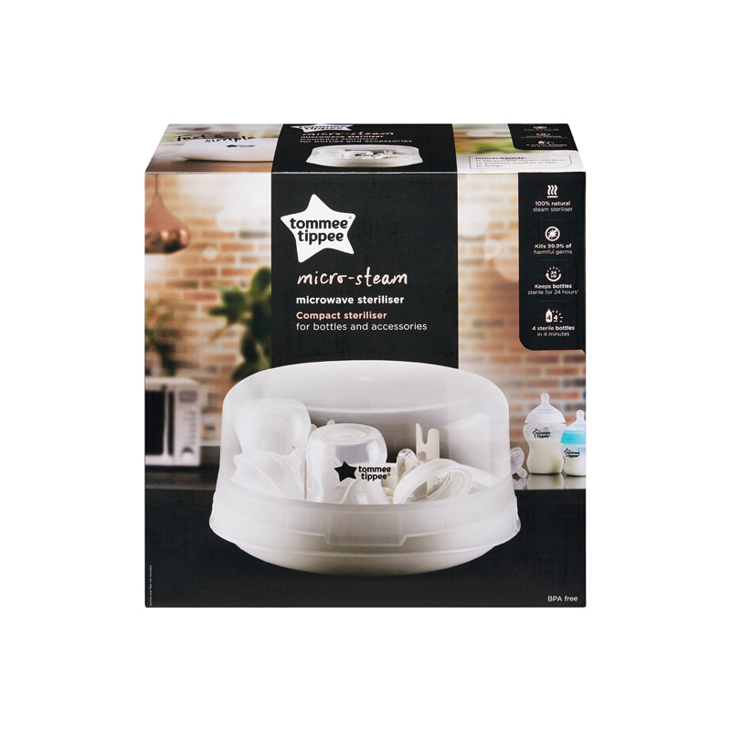 Tommee Tippee Micro-Steam Microwave Steriliser White