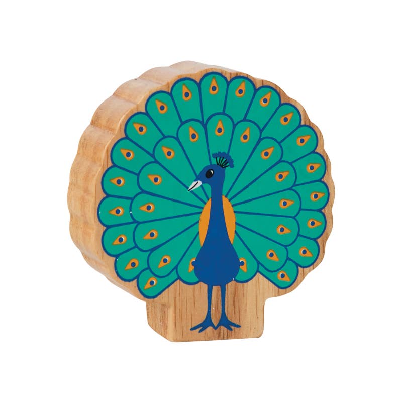 Lanka Kade Natural blue & green peacock