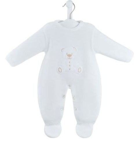 Dandelion Teddy Knitted Suit White