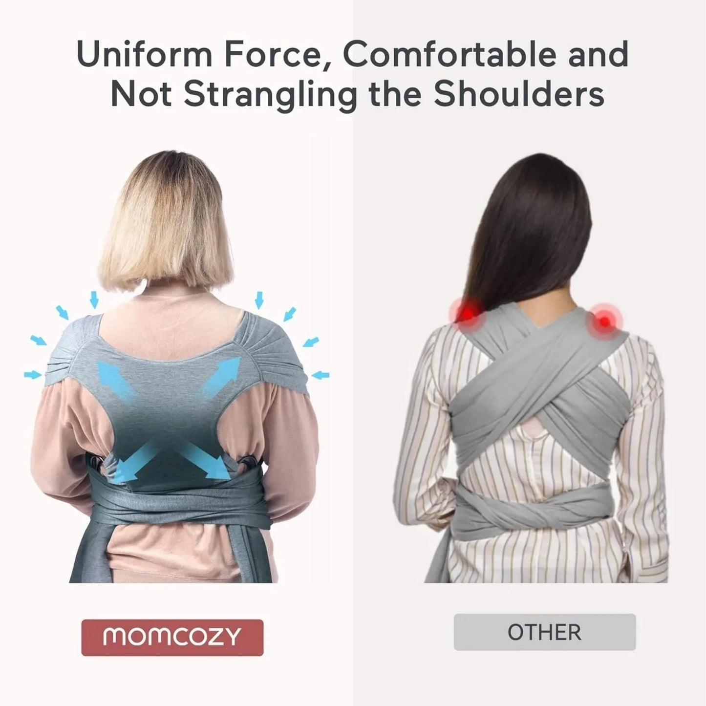 Momcozy Baby Carrier - Gradient Blue