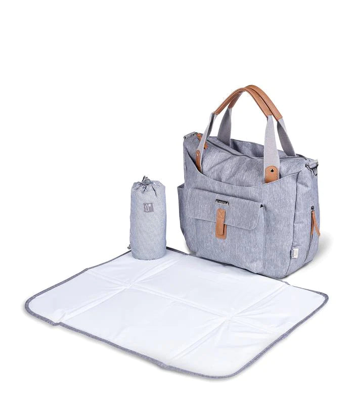 Bababing Roma Changing Bag Grey Merl