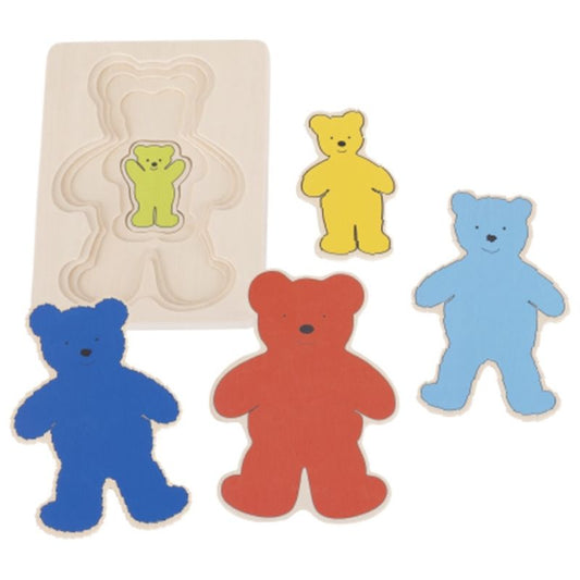 Goki Bear Family Layered Puzzle
