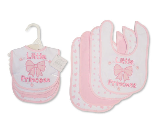 Nursery Time Baby Bibs 4 Pack - Little Princess