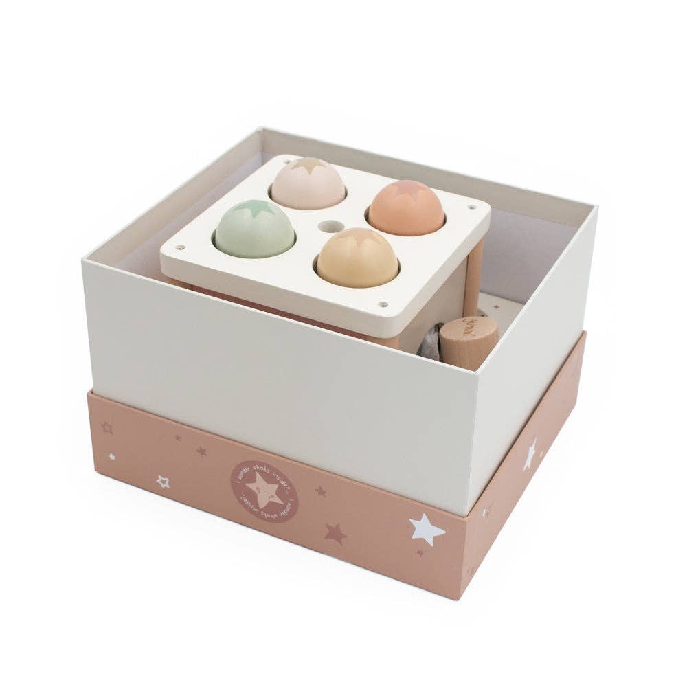 Jumini Wooden Pounding Box - Montessori Hammering Toy