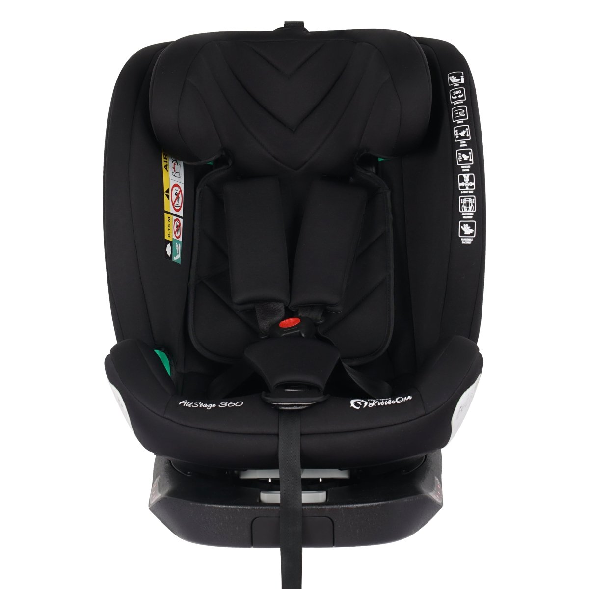 For Your Little One AllStage 360 0/1/2/3 ISOFIX I-Size Car Seat - Midnight Black (Birth-12 Years)
