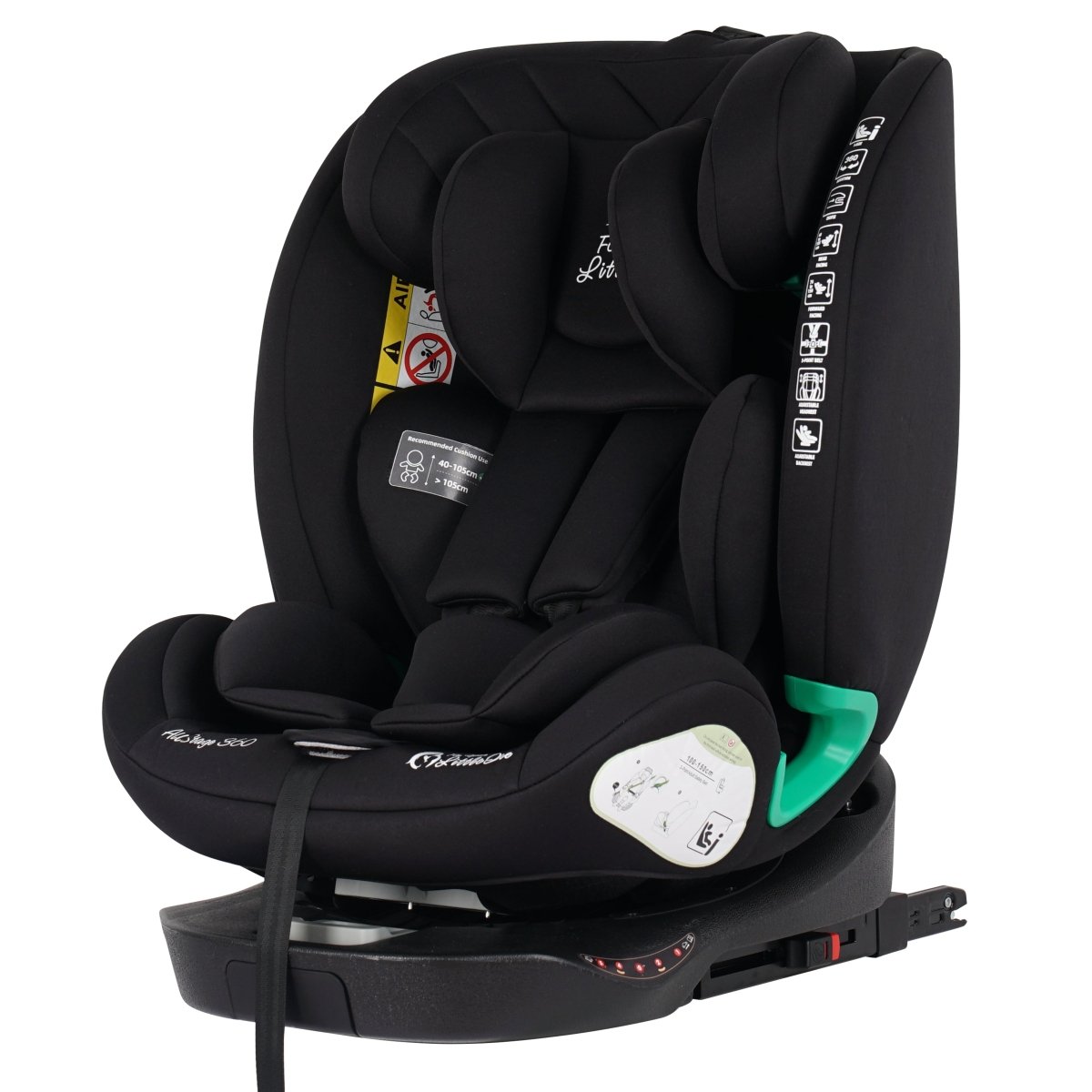 For Your Little One AllStage 360 0/1/2/3 ISOFIX I-Size Car Seat - Midnight Black (Birth-12 Years)