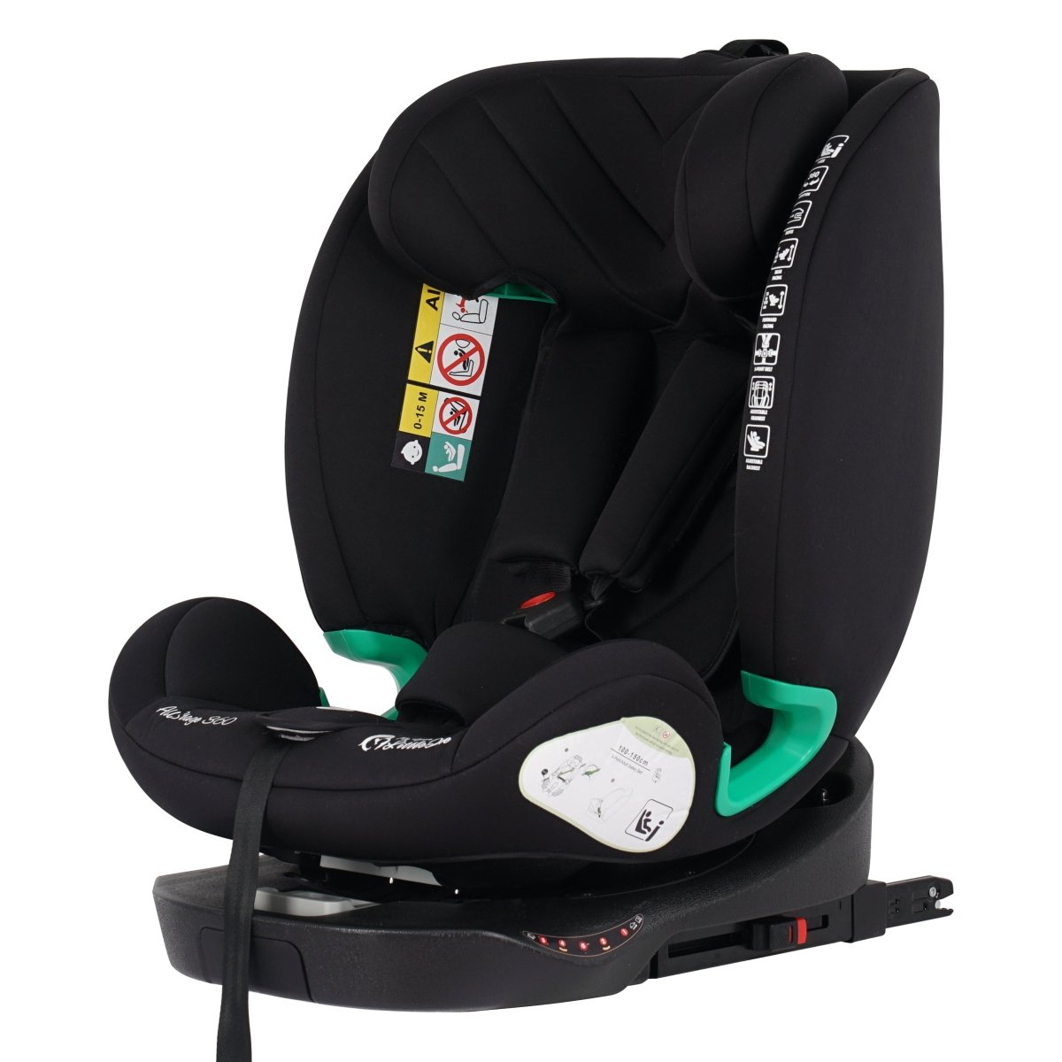 For Your Little One AllStage 360 0/1/2/3 ISOFIX I-Size Car Seat - Midnight Black (Birth-12 Years)