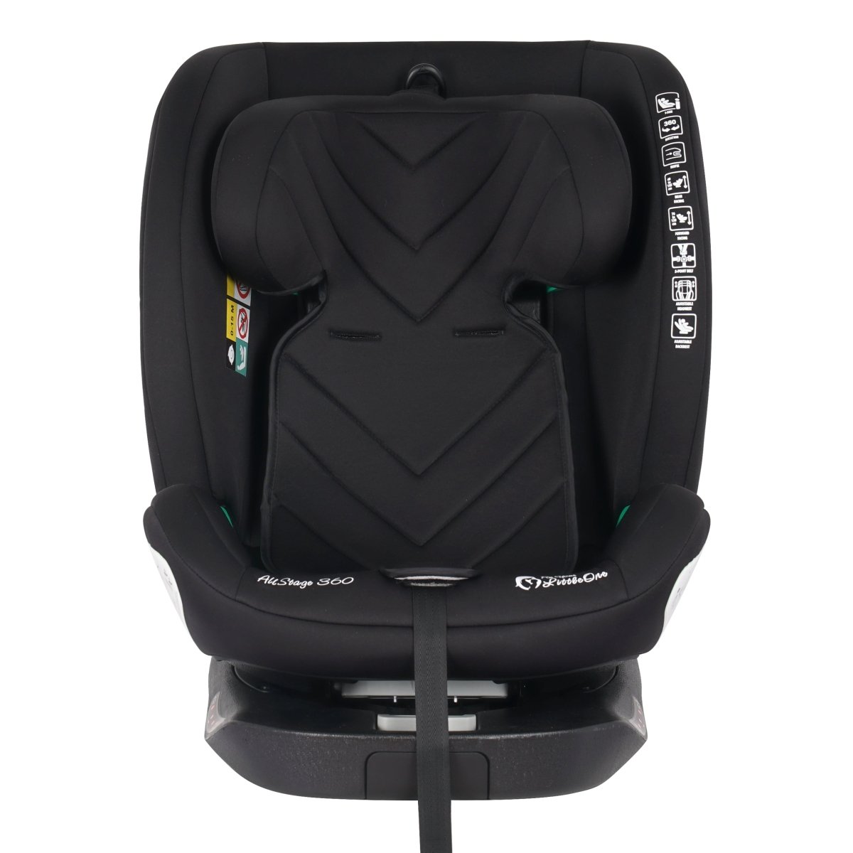 For Your Little One AllStage 360 0/1/2/3 ISOFIX I-Size Car Seat - Midnight Black (Birth-12 Years)