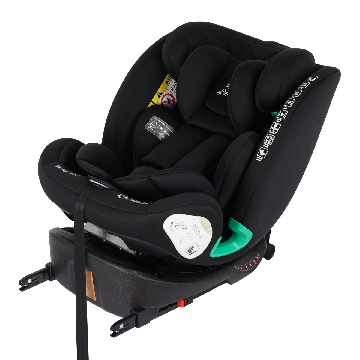For Your Little One AllStage 360 0/1/2/3 ISOFIX I-Size Car Seat - Midnight Black (Birth-12 Years)