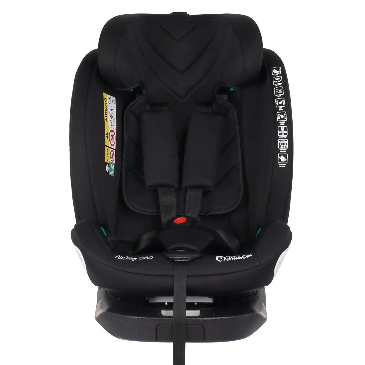 For Your Little One AllStage 360 0/1/2/3 ISOFIX I-Size Car Seat - Midnight Black (Birth-12 Years)