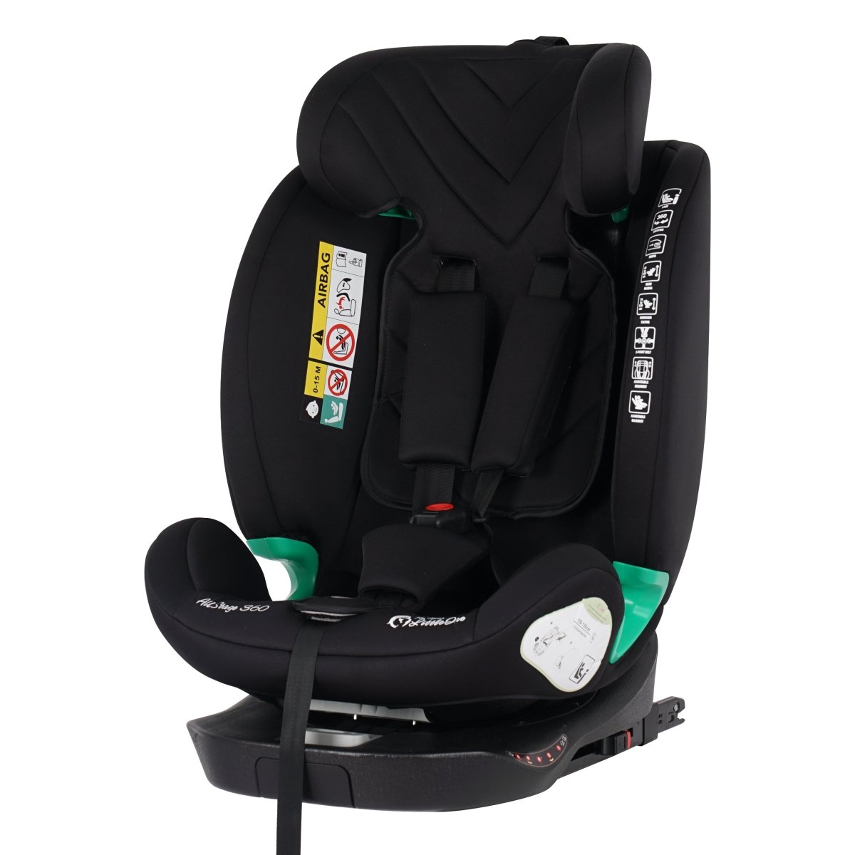 For Your Little One AllStage 360 0/1/2/3 ISOFIX I-Size Car Seat - Midnight Black (Birth-12 Years)
