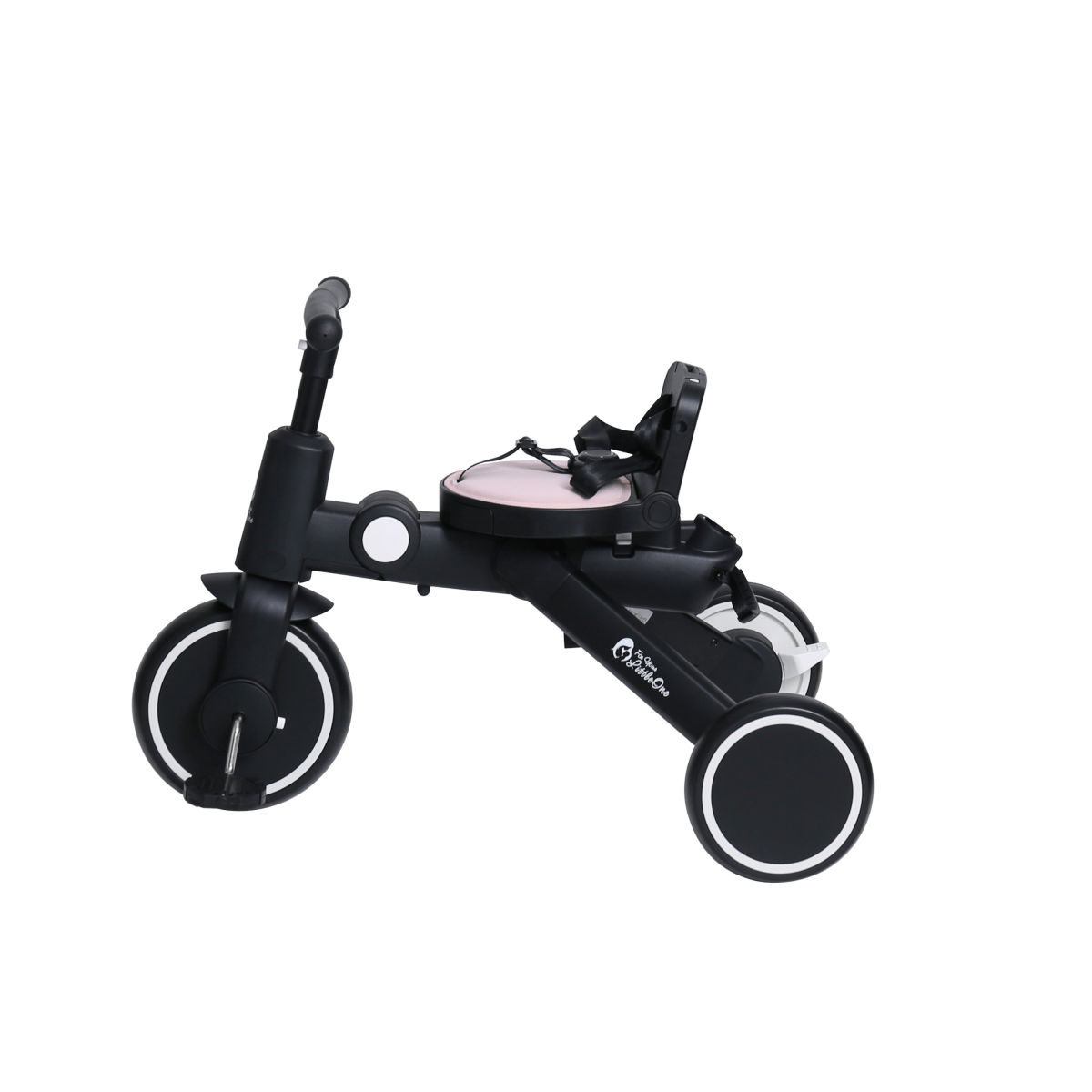 Foryourlittleone Xplor 6 in 1 Foldable Trike - Pastel Pink (10m-4y)