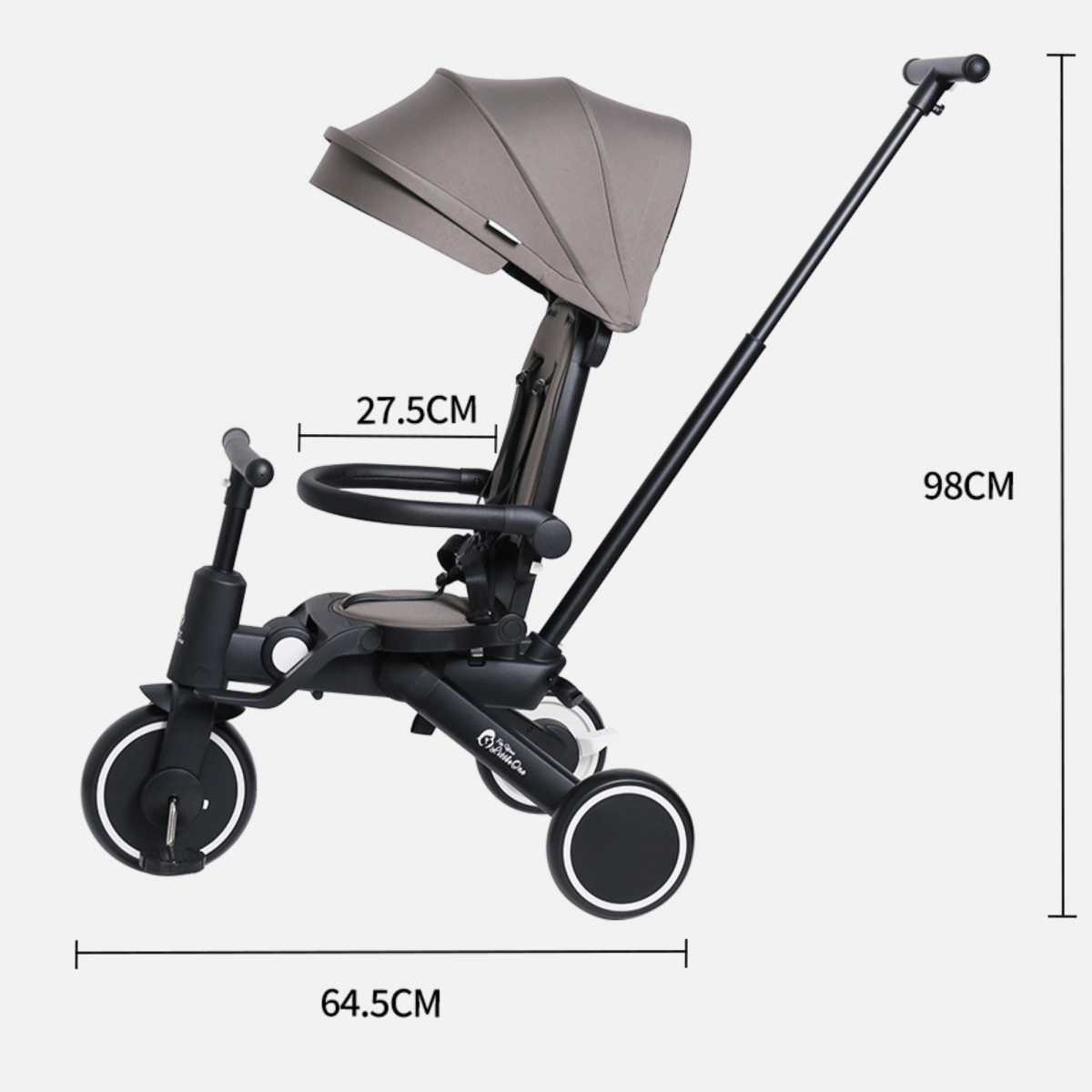 Foryourlittleone Xplor Ultimate 6 in 1 Foldable Trike - Green (10m-4y)