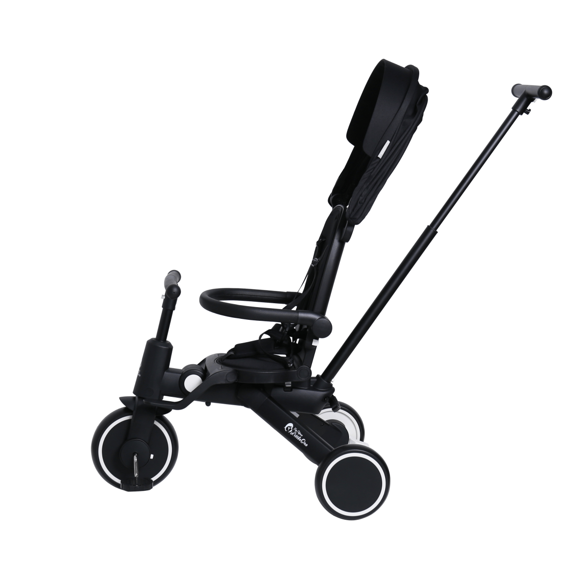 Foryourlittleone Xplor Ultimate 6 in 1 Foldable Trike - Jet Black (10m-4y)