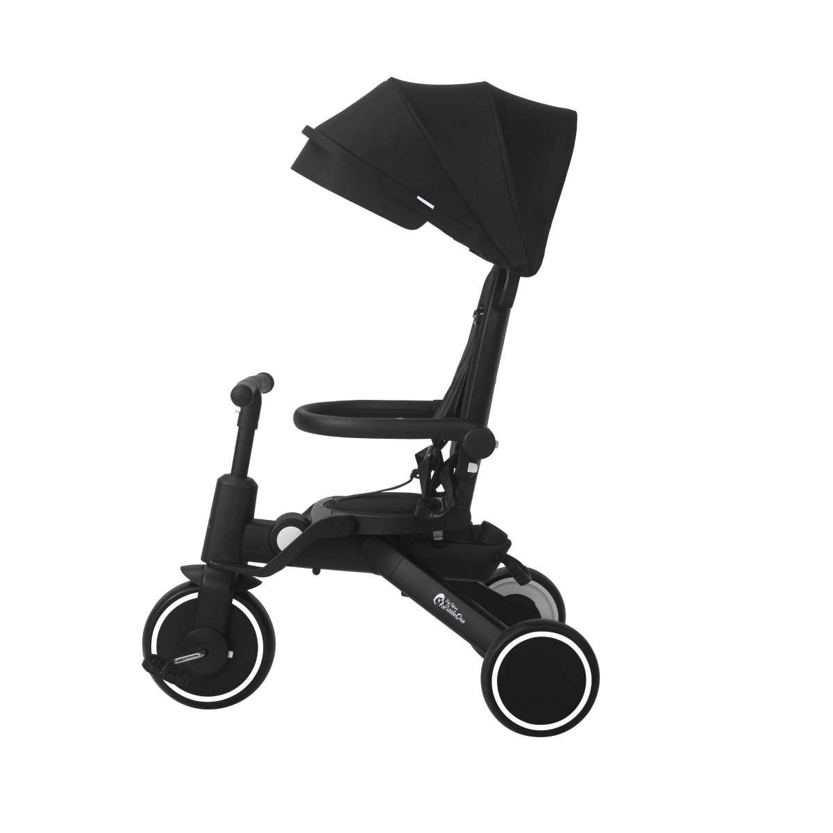 Foryourlittleone Xplor Ultimate 6 in 1 Foldable Trike - Jet Black (10m-4y)