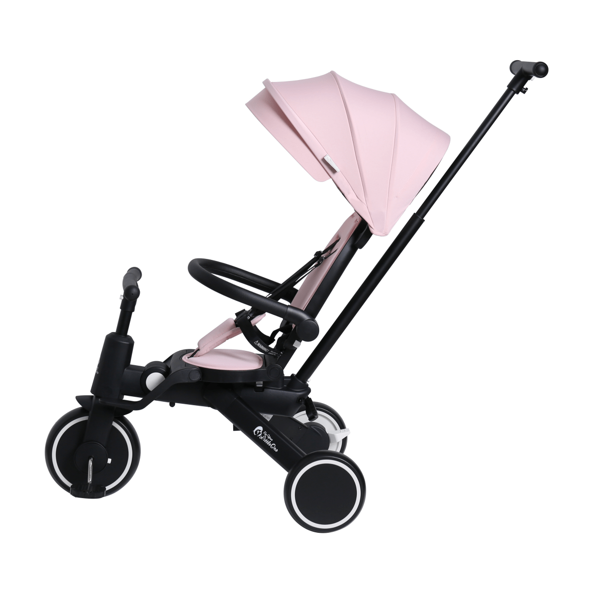 Foryourlittleone Xplor Ultimate 6 in 1 Foldable Trike - Pastel Pink (10m-4y)