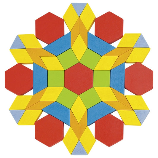 Goki Geo Shapes Puzzle Game 250 pc Tub