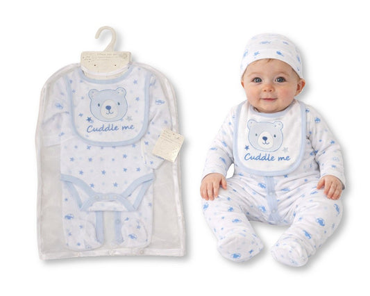My Little Chick Baby Boys 5 pcs Layette Gift Set - Cuddle Me