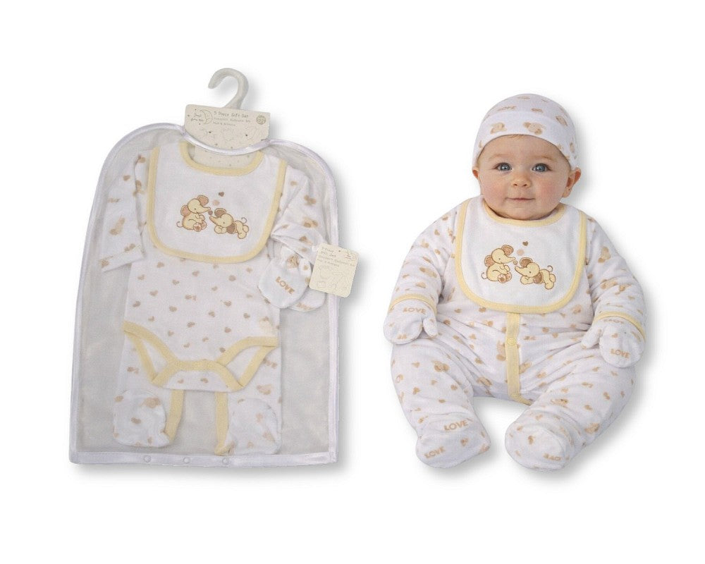 My Little Chick Baby 5 pcs Layette Gift Set - Elephants